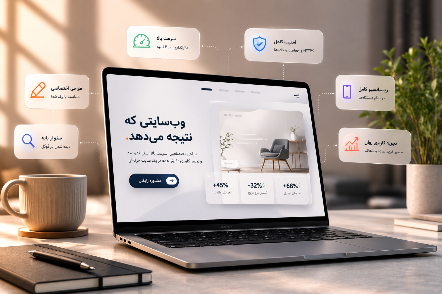 ۸ اشتباه رایج در طراحی سایت