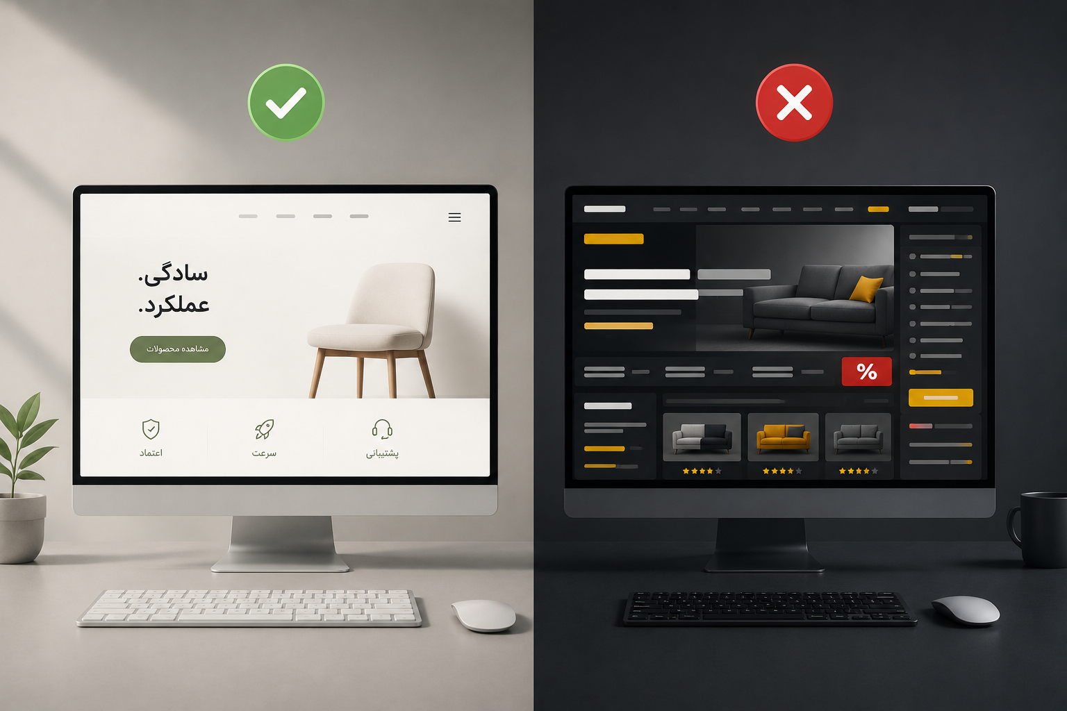 چرا ظاهر زیبا برای موفقیت سایت کافی نیست؟